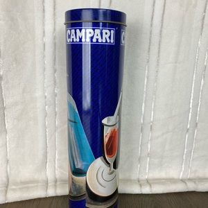 1970’s Campari Liqueur Tin Container Distillery EMPTY Amazing Condition! 12.25”